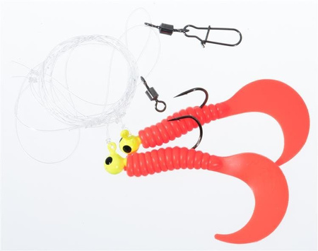 (R) ZESTAW TWISTER MX 70MM - HACZYK Z OBCIĄŻENIEM 1szt JAXON AJ-MA16MX