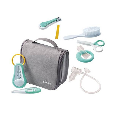 Beaba Kosmetyczka z 9 akcesoriami do pielęgnacji niemowląt grey