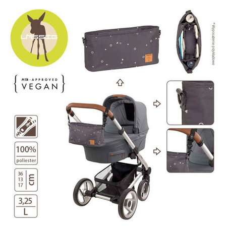 Lassig Casual Label Organizer do wózka Universe anthracite