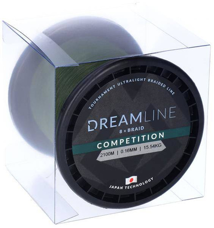 PLECIONKA - DREAMLINE COMPETITION - 0.08mm/6.91kg/2100m - ZIELONA - op.1szp. MIKADO ZDL000G-2100-008