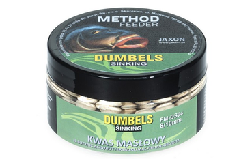 DUMBELS SINKING METHOD FEEDER 8/10MM KWAS MASŁOWY 50G JAXON FM-DS04