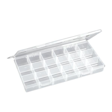 Pudełko twisterowe z regulowanymi przegródkami 23x11.5x3cm Robinson 74-TW-R32