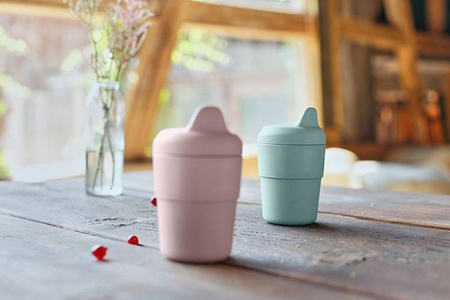 Kubek z silikonową pokrywką z dziubkiem Little Chums Pies