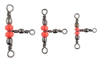 KRĘTLIK POTRÓJNY BARYŁKOWY Z KORALIKAMI - BN - rozm. 10*12 - op.5szt. MIKADO AMA-A1503-10-12