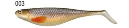 GUMA FLAT SHAD 9,5cm KOL. 03 SPOTTED ROACH OP.4SZT KONGER 338020003