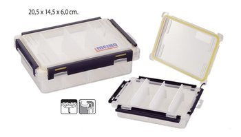 Wodoszczelne pudełko MEIHO-VERSUS 4 zamknięcia 205x145x60 mm uszczelka o-ring    DRAGON JME-WATER GUARD 800