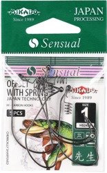 HACZYK SENSUAL - OFFSET WITH SPRING Nr. 1 BN - torebka 5szt MIKADO HS2435-1-BN