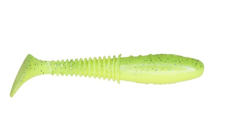 Ripper  Invader PRO 4"/10cm 3szt./bag SUPER YELLOW/CHARTR. black/blue glitter BOX    DRAGON CHE-IV40D-41-690