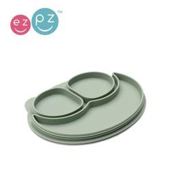EZPZ Silikonowa pokrywka do małego talerzyka Mini Mat pastelowa zieleń