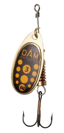 BŁYSTKA OBROTOWA EFFZETT STANDARD SPINNER BLACKY ROZMIAR 1 - 3g DAM 5121201