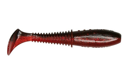 Ripper Invader PRO 2"/5cm 5szt./bag RED/BLACK black/red glitter BOX DRAGON CHE-IV20D-50-109