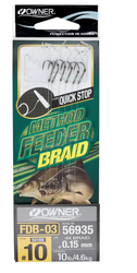 (R) PRZYPON OWNER METHOD FEEDER FDB-03 HACZYK 10+PLECIONKA 0,15 MM 1X6SZT HO-FDB0310