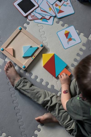 Drewniana układanka Tangram Essentiel, Janod