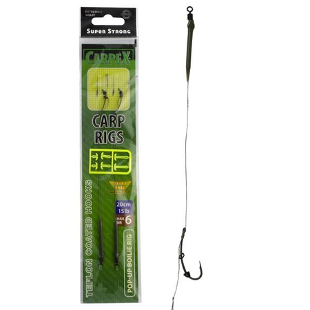 Przypon karpiowy Pop-Up Boilie 20cm, 15lb, rozmiar haka 6 Carpex 01-C-TSS7-06