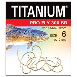 Haczyk Titanium PRO FLY (10 szt.), rozm. 6 Robinson 02-P-300BR-06
