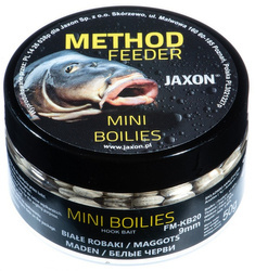 KULKI MINI METHOD FEEDER 9MM BIAŁE ROBAKI 50G JAXON FM-KB20