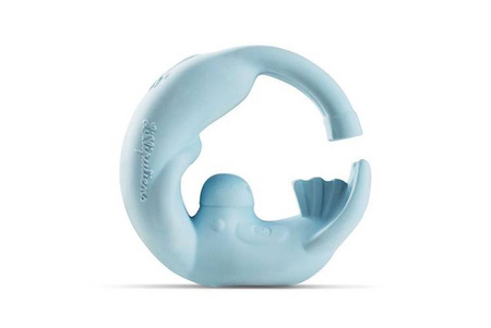 LILLIPUTIENS Grzechotka gryzak z naturalnego kauczuku Osiołek Ignace 3 m+ ECO