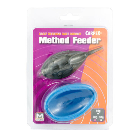 Koszyk Carpex Method Feeder z gumową formą rozm. M, 60g Carpex 83-CZ-M60