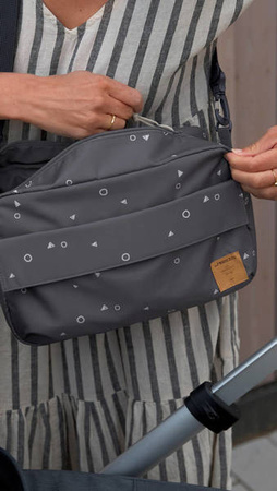 Lassig Casual Label Torebka-organizer do wózka 2w1 Universe anthracite 