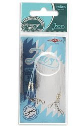 PRZYPON FLUOROCARBON JAWS STRONG 45cm/15kg - op.2szt. MIKADO ZGJ01-45-15