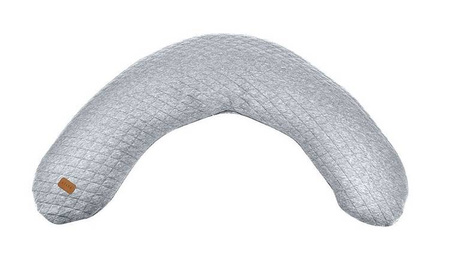 Beaba Ergonomiczna poduszka rogal dla kobiet w ciąży i karmiących Big Flopsy Fleur de coton Heather grey