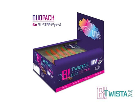 Sztuczna przynęta/guma Delphin TwistaX Eeltail UVs / 5szt 15cm/LOLIPOP Delphin (101003993)