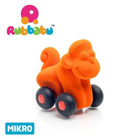 Rubbabu Zestaw 8 sensorycznych zwierzątek - pojazdów mikro (opakowanie zbiorcze 8 szt.)