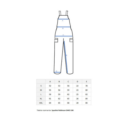 Spodnie Robinson Ohio 10K, rozm. XL Robinson 69-SP-009-XL