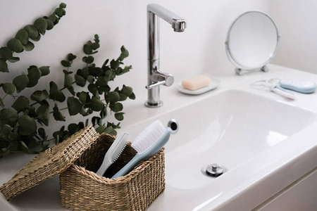 Beaba Akcesoria do pielęgnacji: termometr do kąpieli, cążki do paznokci, szczoteczka i grzebień Green Blue