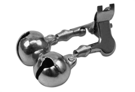 Dzwonek Delphin, metalowy zacisk / 1szt 22mm Delphin (830906122)