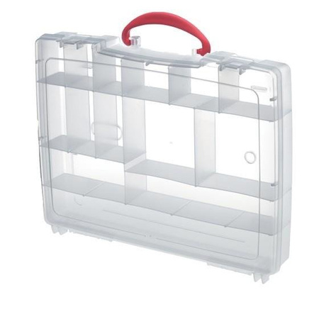 Pudełko z 14 przegródkami, 32,5x25,5x5,6cm, przezroczyste Panaro 74-Y-193/14N