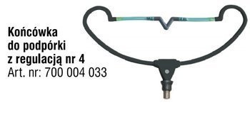 KOŃCÓWKA DO PODPÓRKI NR.4 Z REGULACJĄ OP.2SZT KONGER 700004033