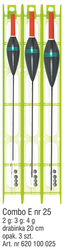 ZESTAW SPŁAWIKOWY COMBO E NR.25 OP.3SZT KONGER 620100025