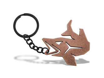 Brelok z otwieraczem do butelek Delphin PIKENER brązowy Delphin (101005926)