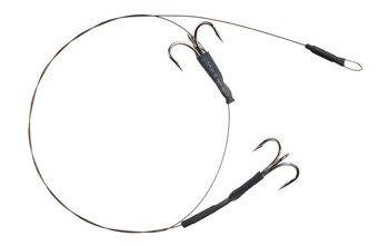 PRZYPON STALOWY-SYSTEM 2 KOTWICE 40cm / 10 kg - op.2 szt (BROWN) MIKADO ZG11-023