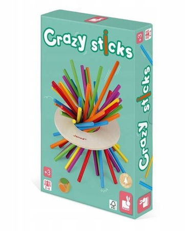 Gra zręcznościowa Zwariowane patyczki, Janod