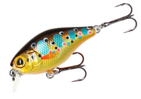 WOBLER - FISHUNTER BOLD HEAD - 4cm/BROWN TROUT - PŁYWAJĄCY - op.1szt. MIKADO PWF-BH-4F-BT