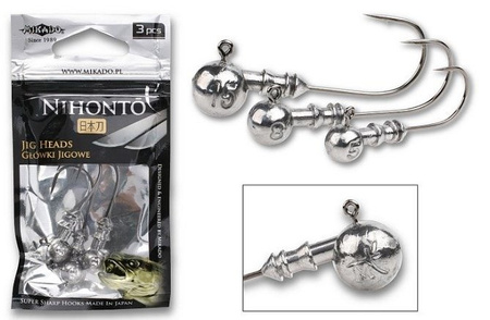 GŁÓWKA NIHONTO BN 10 g - 3/0 - op.3szt. MIKADO OMGN10-3/0-BN