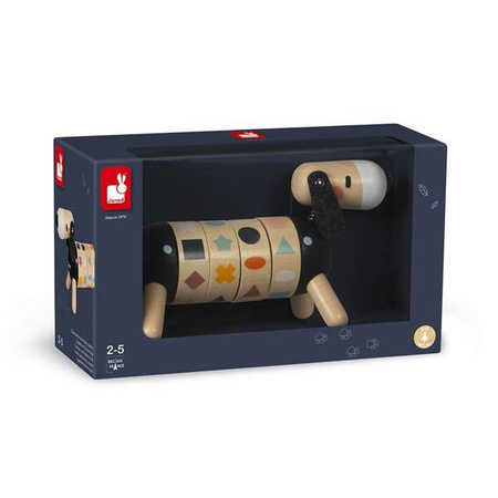 Drewniany sorter obrotowy Pies Sweet Cocoon, Janod