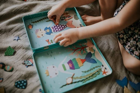 Mudpuppy Magnetyczne postacie Kotko-syrenka 4+