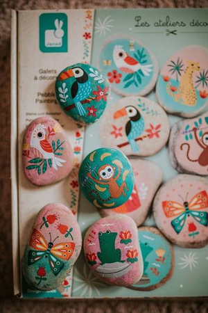 Zestaw kreatywny Kamienie do ozdabiania 6+, Janod