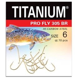 Haczyk Titanium PRO FLY (10 szt.), rozm. 6 Robinson 02-P-305BR-06