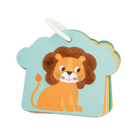 Karty sensoryczne Sawanna 7 elementów 12 m+, Janod