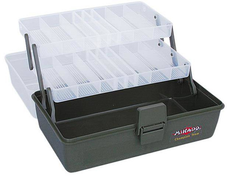 PUDEŁKO ABM 304 CIEMNY ZIELONY (30 x 17 x 14 cm) MIKADO UABM-304 GREEN