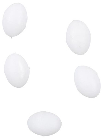 KORALIK ELIPSA 6x8 mm / 1.2 - Biały - op.25szt. MIKADO AM-SUR-K02-6-W