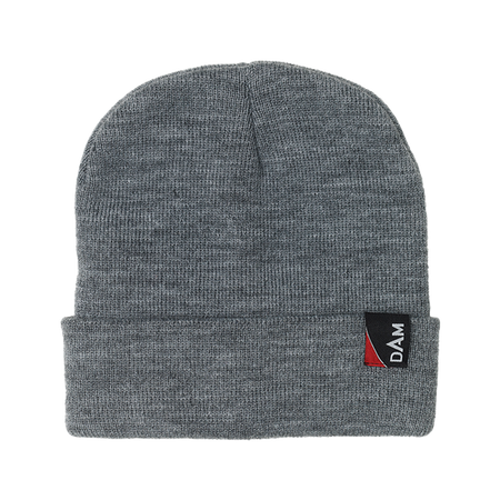 CLASSIC FOLD-UP BEANIE ONE SIZE GREY MELANGE DAM (73785)