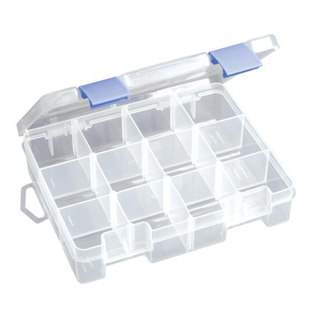 Pudełko twisterowe z regulowanymi przegródkami 17.6x13.8x4cm Robinson 74-TW-R28