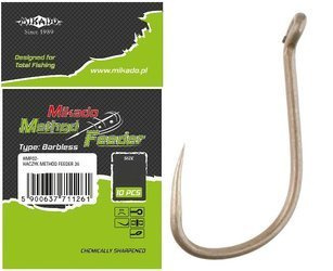 HACZYK BEZZADZIOROWY METHOD FEEDER 36 Nr 18 BR - op.10szt MIKADO HMF02-18