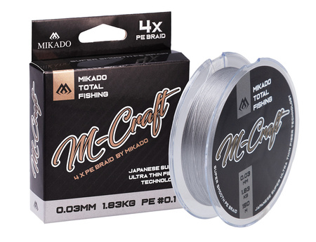 PLECIONKA - M-Craft Braid - 0.03mm/1.83kg/150m - STEEL GRAY - op.1szp.