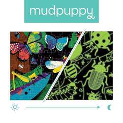 Mudpuppy Puzzle świecące w ciemności Insekty 100 elementów 5+